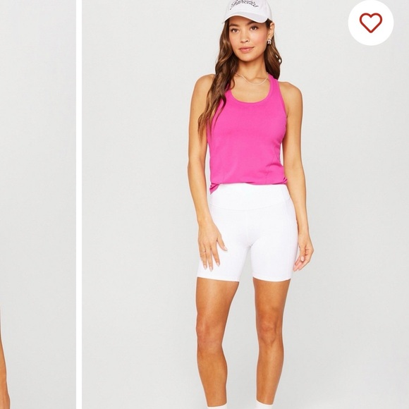 Fabletics Feather Tech+ Racerback Tank Pink Dragonfruit - Picture 3 of 8